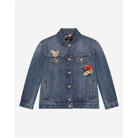 dolce gabbana giubbotto jeans con applicazoni|Giubbotti jeans Dolce & Gabbana SALDI: Acquista fino al −60.